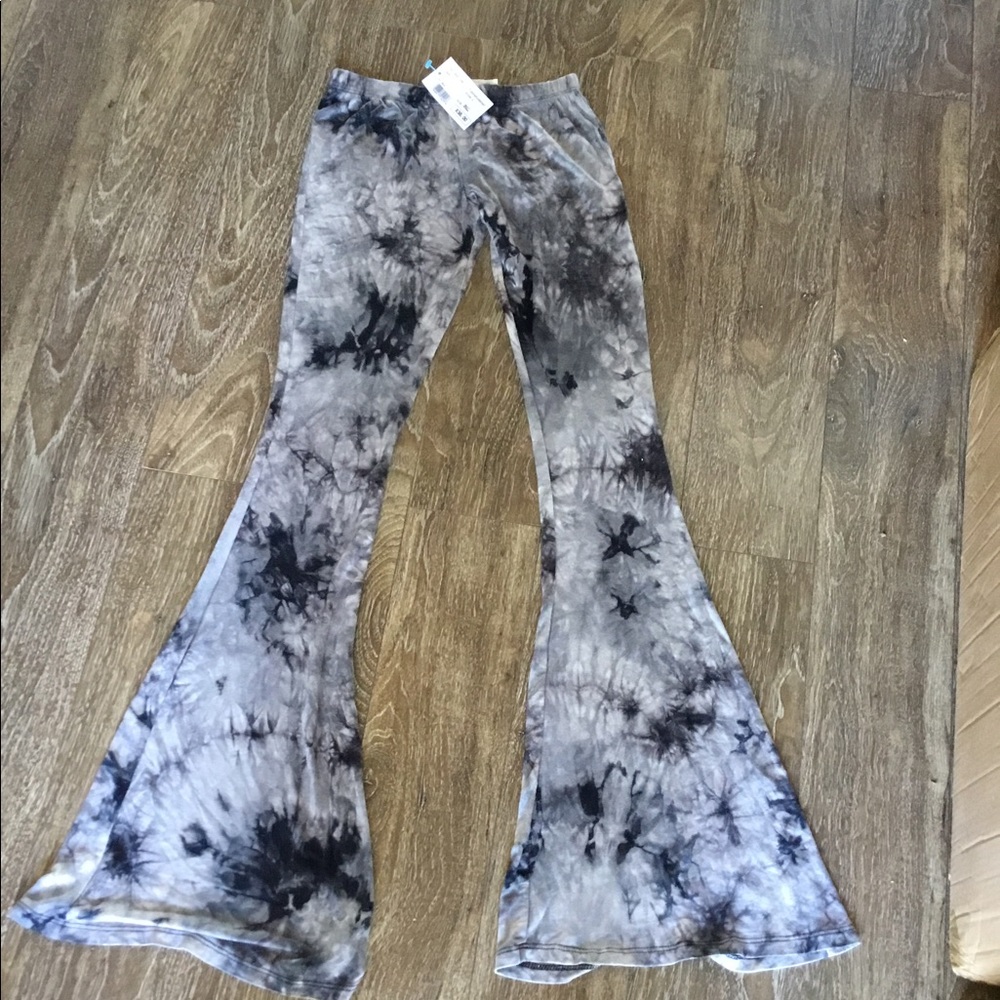 Flare tie dye pants